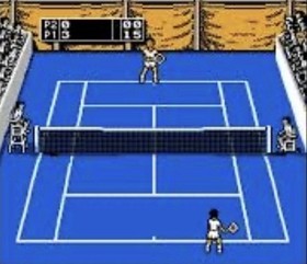 Jimmy Connors Tennis Nintendo NES con manuale raro retr&ograve; PAL #0533