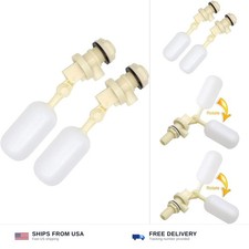 Float Valve 1/2" Shut Off Plastic Water Float Valve, Water Float Valve with A...