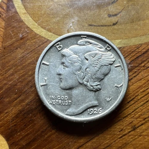 1926-AU Mercury Dime Silver 10C US Coin Business Strike