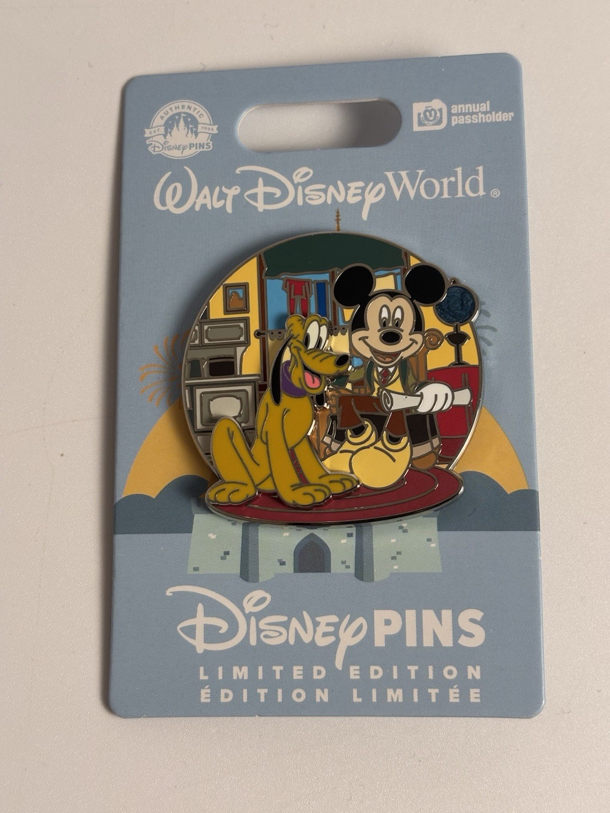 Disney Parks Pin 2024 Mickey & Pluto Carousel Of Progress Passholder LE 3000