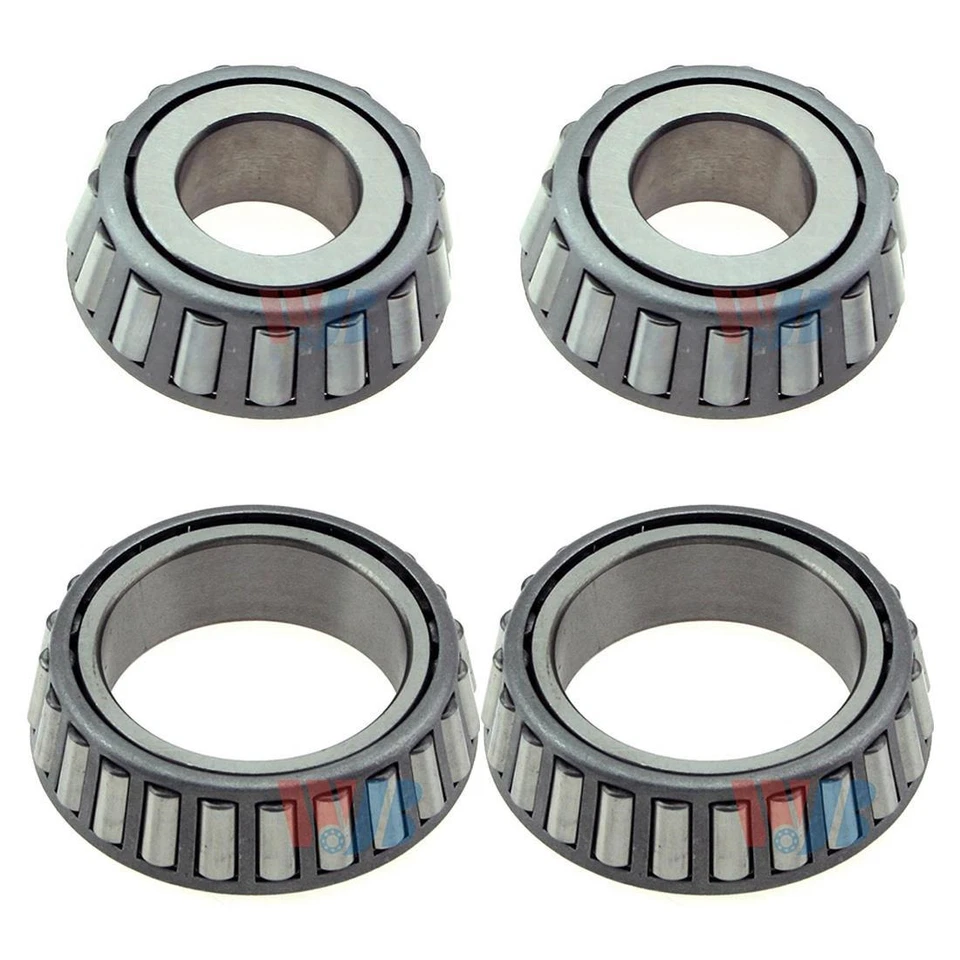 4 cojinetes de rueda delanteros interiores exteriores para Ford E-350 Super Duty 2003 2004 Foto 2 de 4