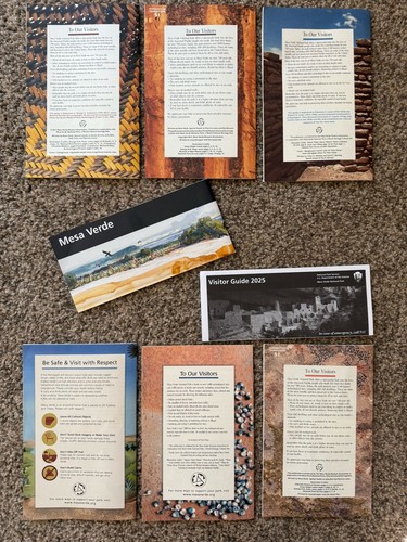Mesa Verde National Park Brochures Map Booklets 2025 Newest Version NPS - Bild 2 von 6