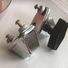 2 Rare Vintage Ludwig Standard S/L USA Rockers Bass Drum Mount Spur Leg Brackets