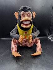 Daishin Musical Jolly Chimp Clapping Cymbal Monkey Toy, No Batteries, Untested