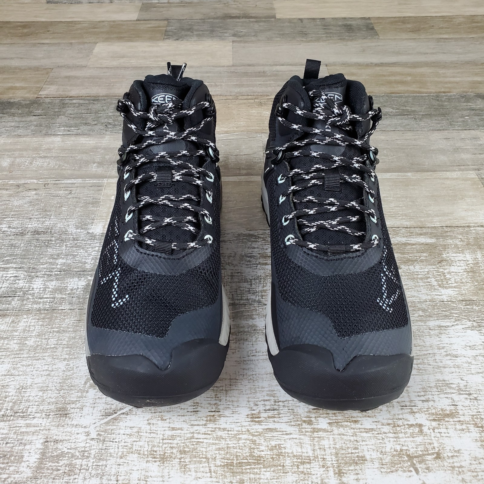 Scarpa da trekking donna Keen NXIS EVO Mid taglia 8 5 nera stringata impermeabile