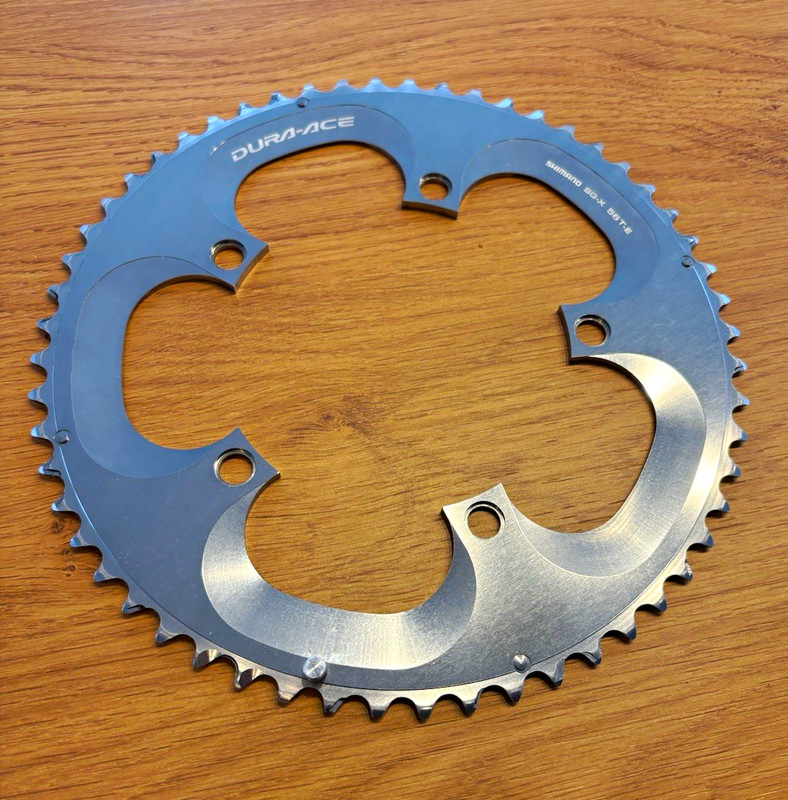 Shimano Dura-Ace FC7800 SG-X 56T-E 56T 130mm BCD 5-Arm Road Chainring Silver