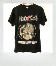 New Apparel (Officially Licensed) Black Sabbath T-Shirt, Heavy Metal Band Tee