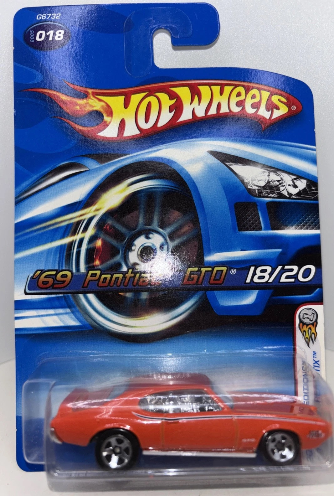 Hot Wheels 2005 First Editions '69 Pontiac GTO Realistix 18/20