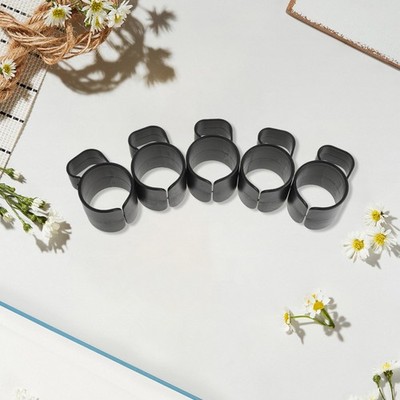 5 Pcs Cable Clamp Black Mic Stand Clamps Audio-visual Accessory Clip