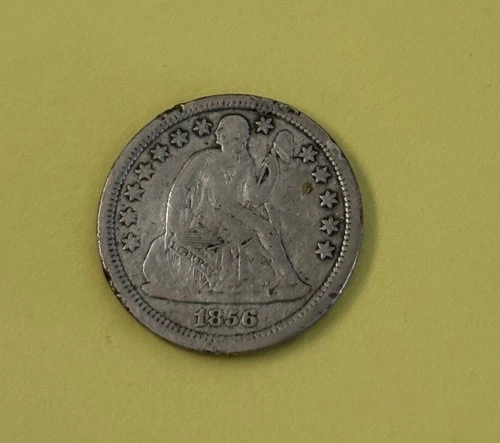 1856  Seated Liberty Dime VF