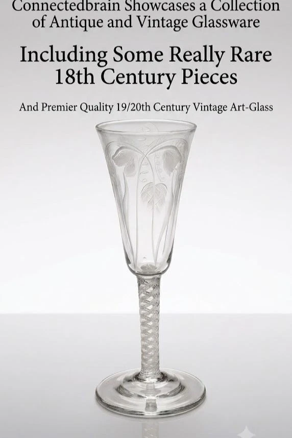 Antique Glass Collection Showcase and Sales