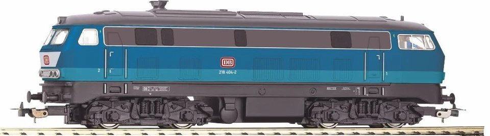 Piko 71362, Diesellok BR 218 Interregio, DB, Digital + Sound, Neu & OVP, H0 AC