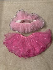 Lot of 2 Toddler Pink Sparkly Tutus by Leo's Dancewear Pochew Child Small