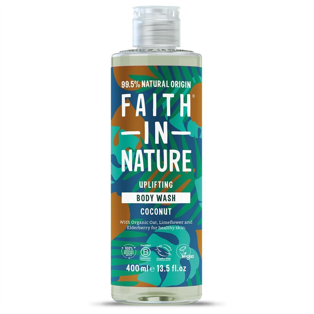 Faith in Nature Coconut Body Wash 400ml - 2 Pack