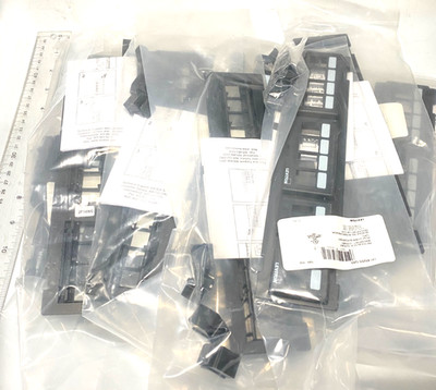 Leviton Lot of 10 Quickport 12 Port Patch Block 150-49255-Q89, 49255-Q89 New