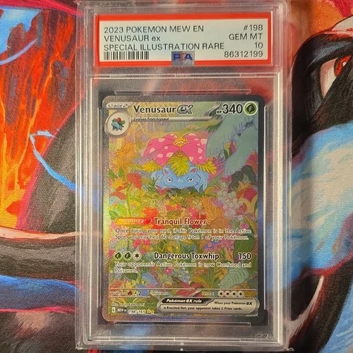 Pokémon Venusaur ex Special Illustration Rare Holo 198/165 PSA 10 340 HP