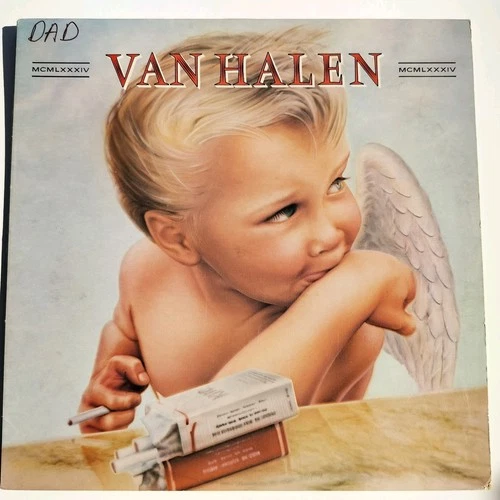 Van Halen LP 1984 1st Pressing Upside Down Back Cover VG+