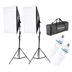 135W Softbox Light Kit Photo Studio Video Photography Stand Continuous Lighting
