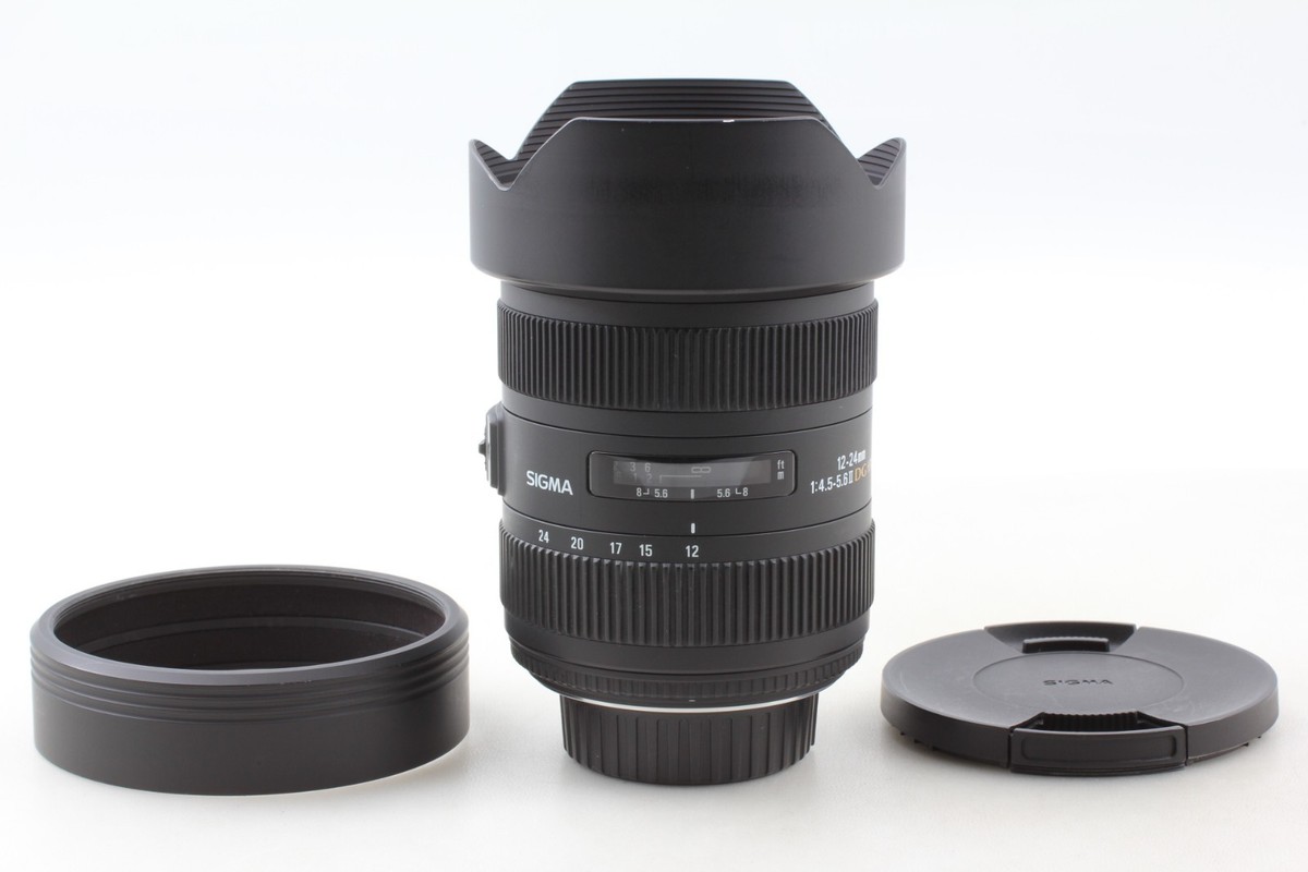 MINT] SIGMA 12-24mm f/4.5-5.6 II DG HSM AF Zoom Lens for Nikon F