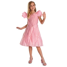 Kids Deluxe Wicked Glinda Dancing Dress Costume - Morris Costumes
