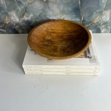 Vintage Kennedy Brothers Bristol Vt. Wood Salad Bowl 9"