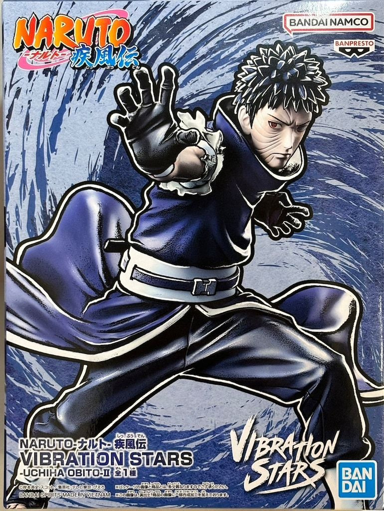 Banpresto NARUTO SHIPPUDEN VIBRATION Figure STARS-Obito