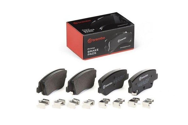 Brembo BremsbeläGe Bremsbelagsatz BremsklöTze Prime Line Hinten P 30 153-image