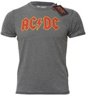 Official AC DC T Shirt Red Logo Highway To Hell Burnout Grey New S M L XL XXL