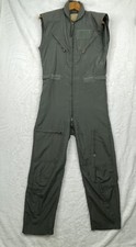 Flyers Military Coverall 38 Long Green Fire Resistant Utility Summer Sleeveless
