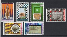 Tunisia 1986 prehistory 6 values.