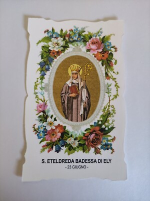 Heilige Eteldreda Äbtissin von Ely, 23. Juni Heiliger Kalender des Tages 