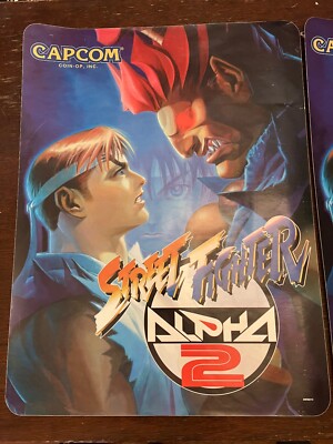 NOS Capcom Street Fighter Alpha II side art set 18