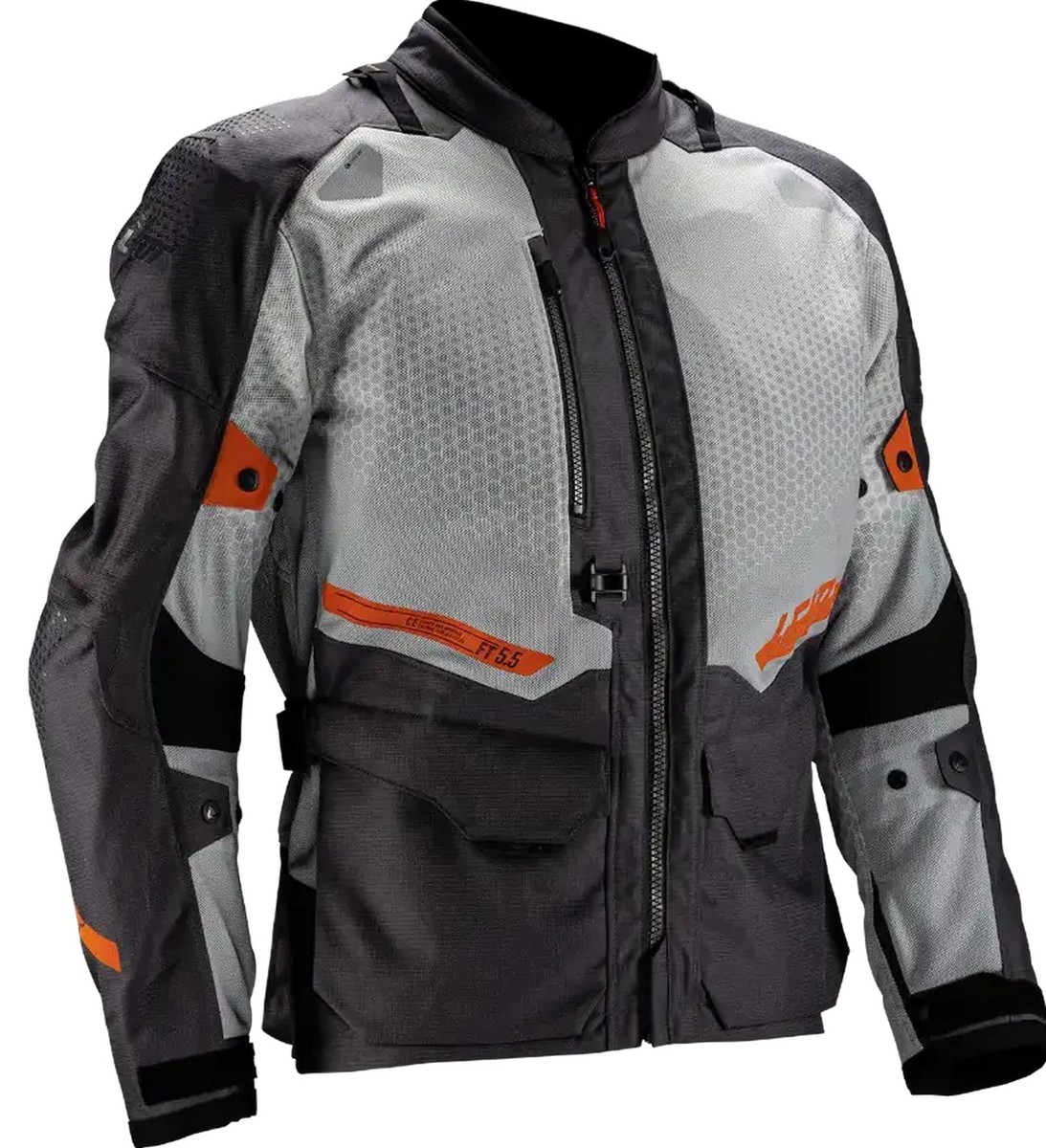 Leatt ADV FlowTour 5.5 Mens Motorcycle Jacket Iron | eBay