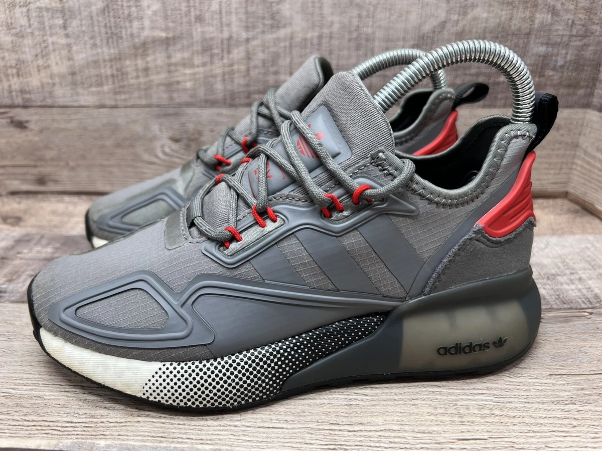  BOOST シューズ グレー/ホワイト/レッド　27.5㎝ Adidas ZX 2K Boost Grey Solar Red for sale | eBay