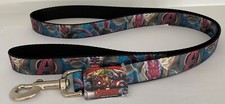 Avengers Age of Ultron Marvel Comics Buckle Down Seatbelt 1  Dog Leash 48" NEW 