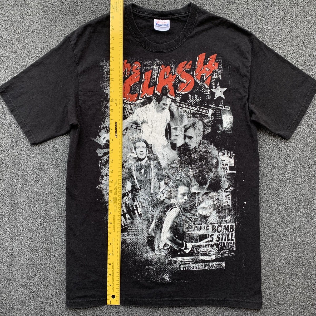 THE CLASHヴィンテージTシャツ2006年コピーライトHanes製 2XL The Clash Punk Rock T-Shirt Hanes Heavyweight Size M Black | eBay