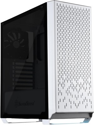 SilverStone Technology Metal ATX Computer Tower Case with Tempered-Glass