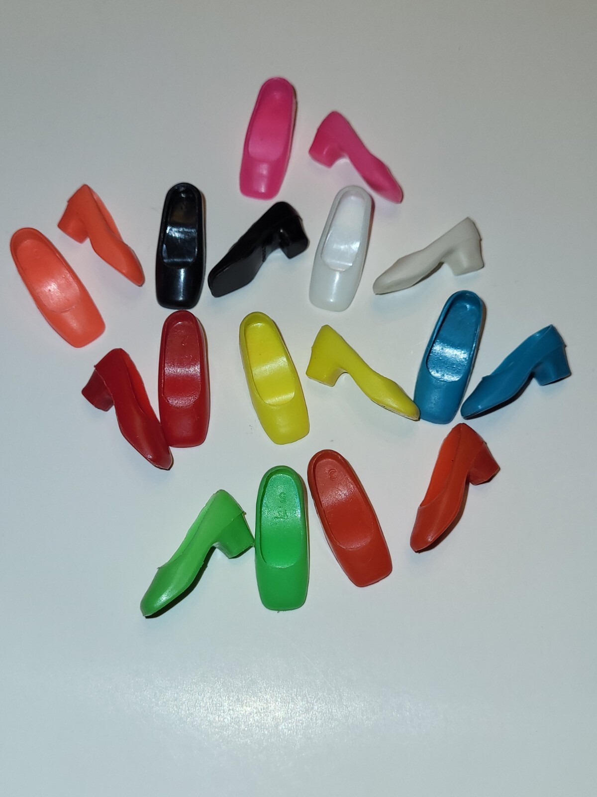 1960s Vintage Barbie Francie Mod SQUARE TOE SHOE LOT 9 Pairs MIXED COLORS eBay