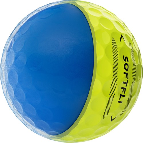 Maxfli 2025 SoftFli Golf Balls Gloss Yellow-Soft Feel Low Compression- 48 Balls - Picture 5 of 6