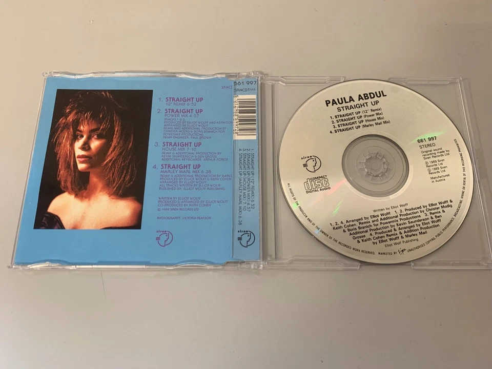 Paula Abdul – Straight Up - Maxi CD Single © 1989 - Bild 2 von 2