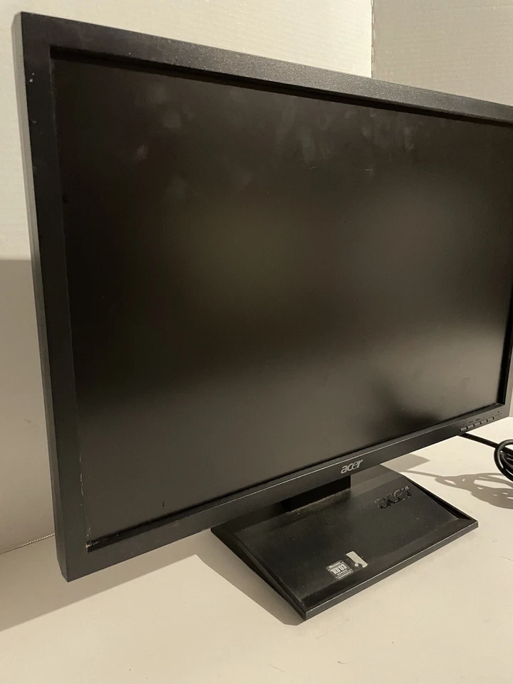 ACER V223W 22" 1680 X 1050 LCD MONITOR w/ VGA Cables For Mouse And Keyboard - Image 3 of 4