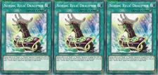 Nordic Relic Draupnir LEHD-ENB14 X 3 Mint YUGIOH Equip Spell Card