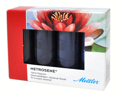 Mettler Metrosene 4 Spool Thread Set Navy