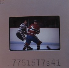 GILLES TREMBLAY Montreal Canadiens CLIFF KOROLL CHICAGO BLACK HAWKS SLIDE 7