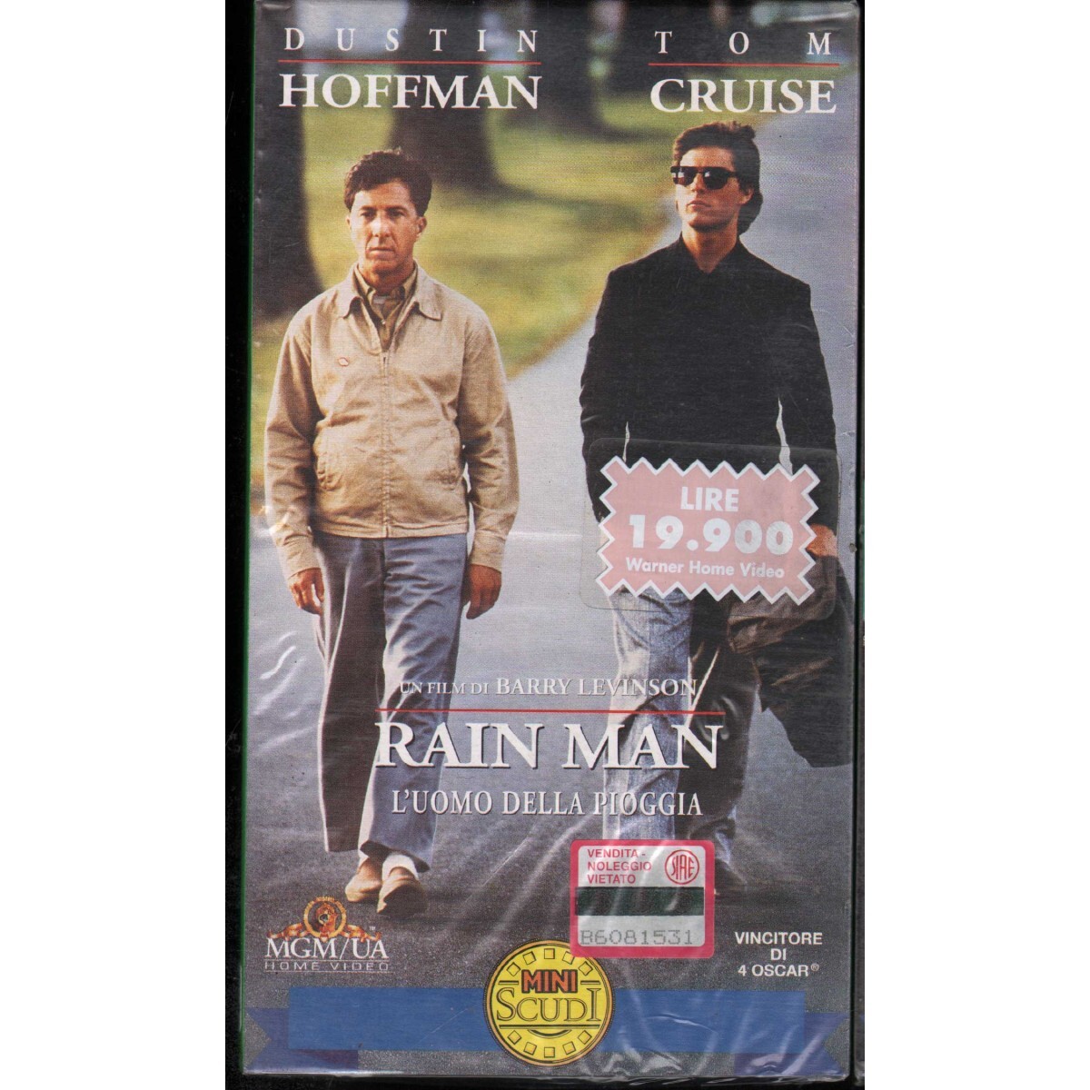 Rain Man VHS Barry Levinson Univideo - PIV99694 Sealed