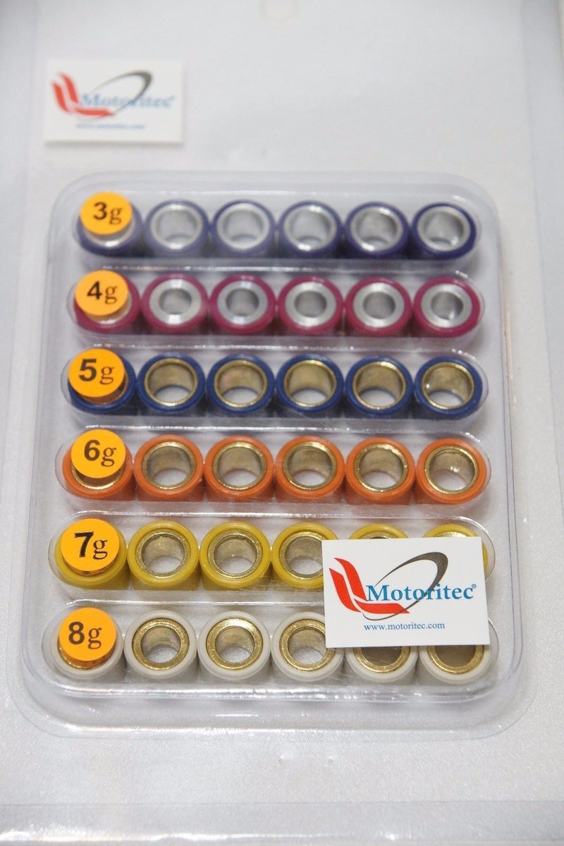 Dプライス Variator Roller pack 16x13 3g 8g for GY6 50cc 139QMB scooter