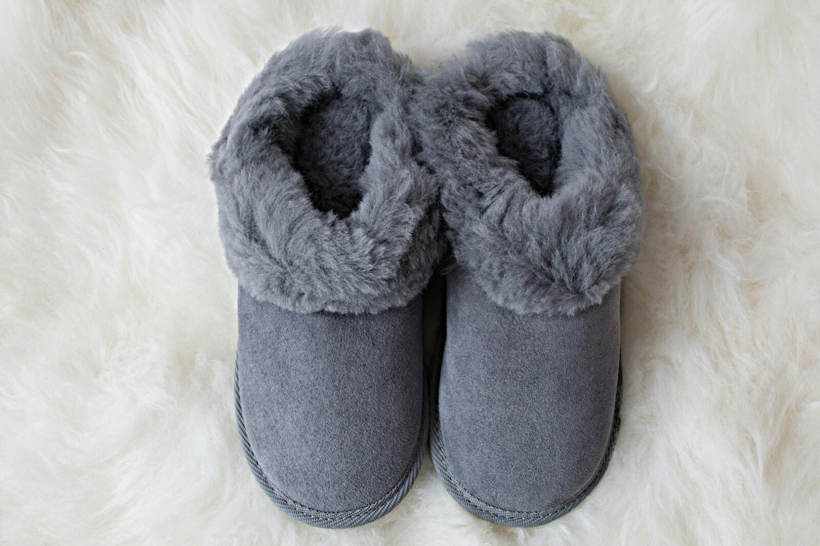 SAOLA Pantofole donna donna pelle di pecora scarpe di lana calde pelliccia accogliente suola dura