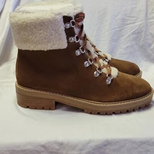 The Fix Mika Hiking Boots Women's Size 9B Boubon Leather