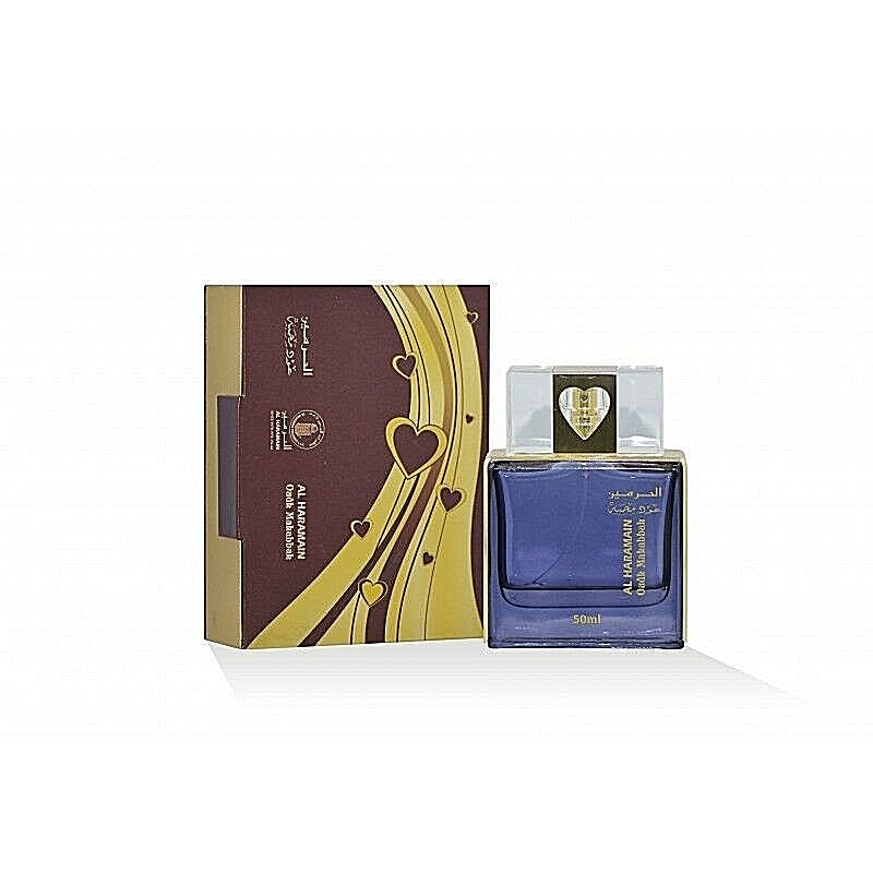 Oudh Mahabbah 50ml by Al Haramain Oud Floral Spicy Agarwood Amber Perfume Spray