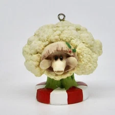 Home Grown Enesco cauliflower sheep lamb ornament figure mushroom head
